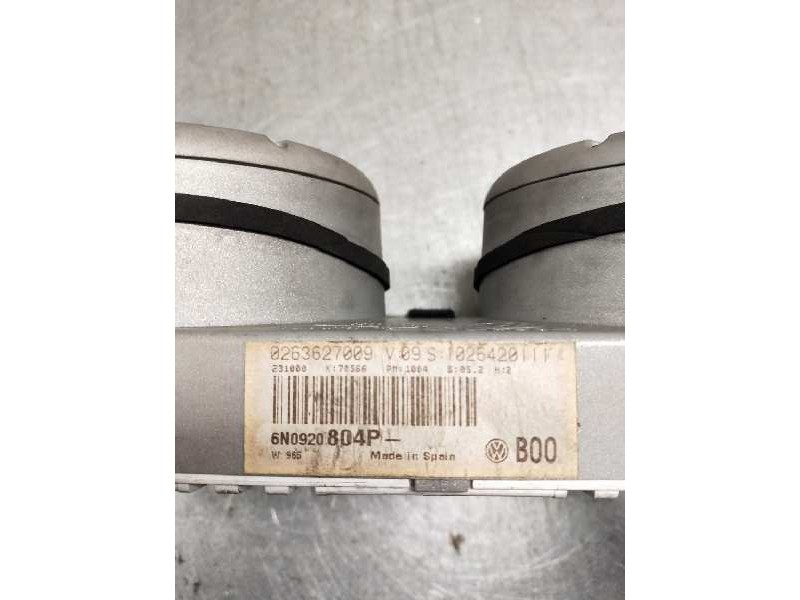 Recambio de cuadro instrumentos para volkswagen polo berlina (6n1) 1.9 sdi referencia OEM IAM 6N0920804P  
