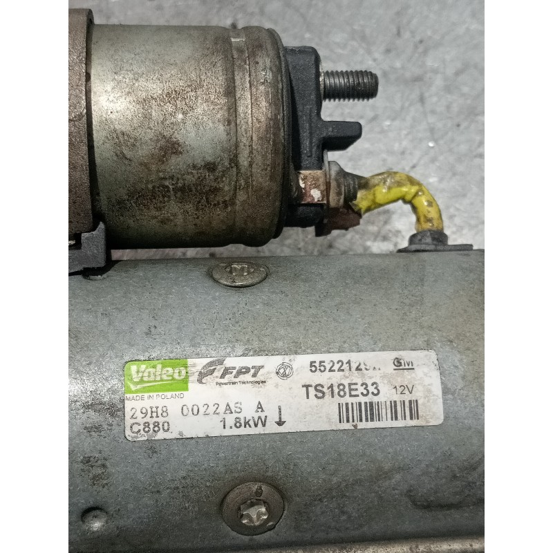 Recambio de motor arranque para opel corsa d essentia referencia OEM IAM TS18E33 55221292 