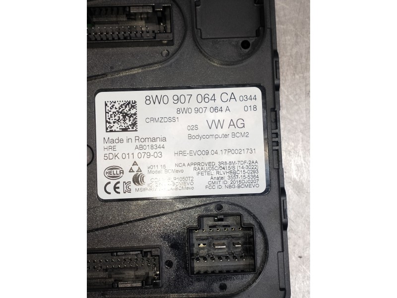 Recambio de modulo electronico para audi a4 avant (8w5) advanced edition referencia OEM IAM 8W0907064CA  