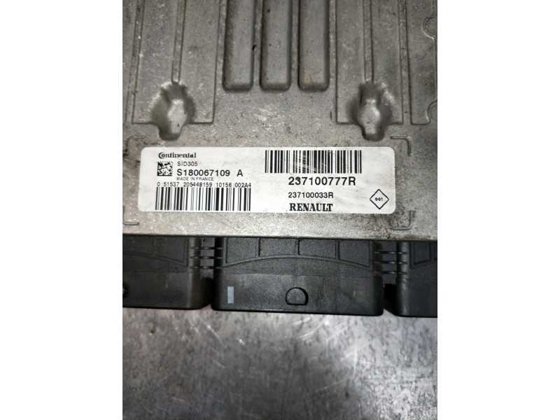 Recambio de centralita motor uce para renault fluence expression referencia OEM IAM S180067109 237100777R 