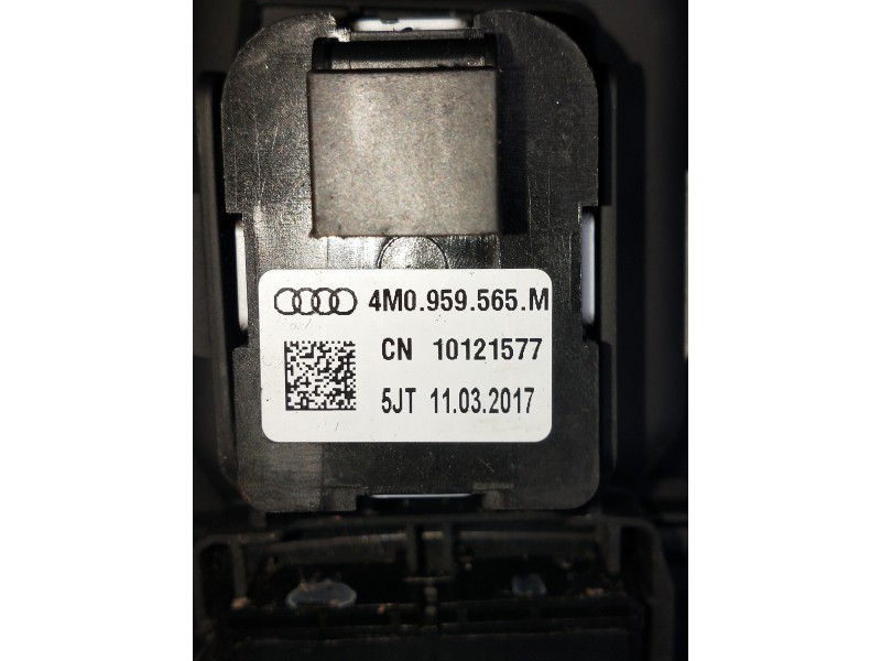 Recambio de mando elevalunas delantero izquierdo para audi a4 avant (8w5) advanced edition referencia OEM IAM 4M0959565M  