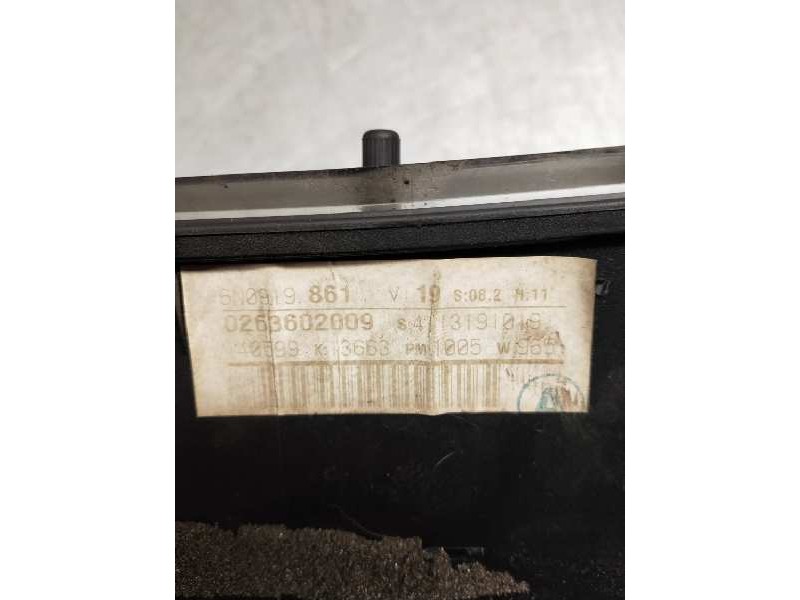Recambio de cuadro instrumentos para volkswagen polo berlina (6n1) básico referencia OEM IAM 6N0919861 0263602009 
