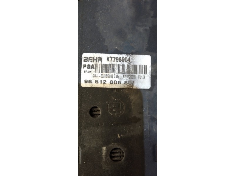 Recambio de intercooler para peugeot 207 gt referencia OEM IAM   