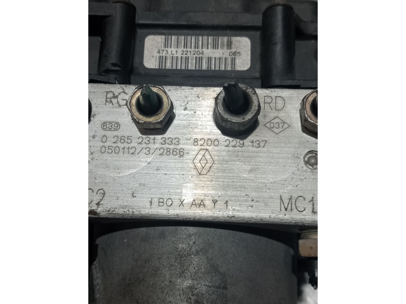 Recambio de abs para renault clio ii fase ii (b/cb0) authentique referencia OEM IAM 0265800335 0265231333 8200229137