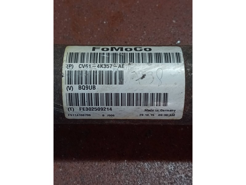 Recambio de transmision central para ford kuga (cbs) titanium referencia OEM IAM CV614K357AE  