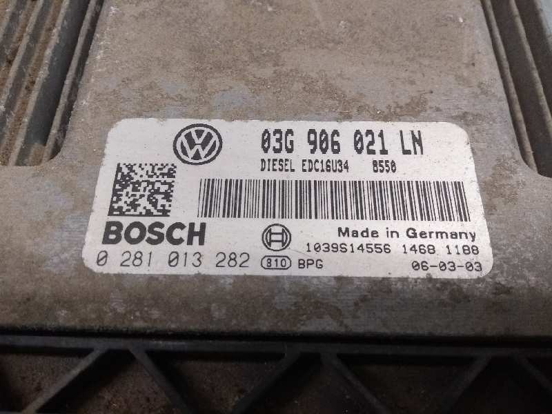 Recambio de centralita motor uce para seat altea (5p1) reference referencia OEM IAM 0281013282 03G906021LN EDC16U34 03G906016HC