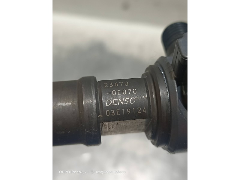 Recambio de inyector para toyota land cruiser (j15) gx referencia OEM IAM 236700E070 03E19124 