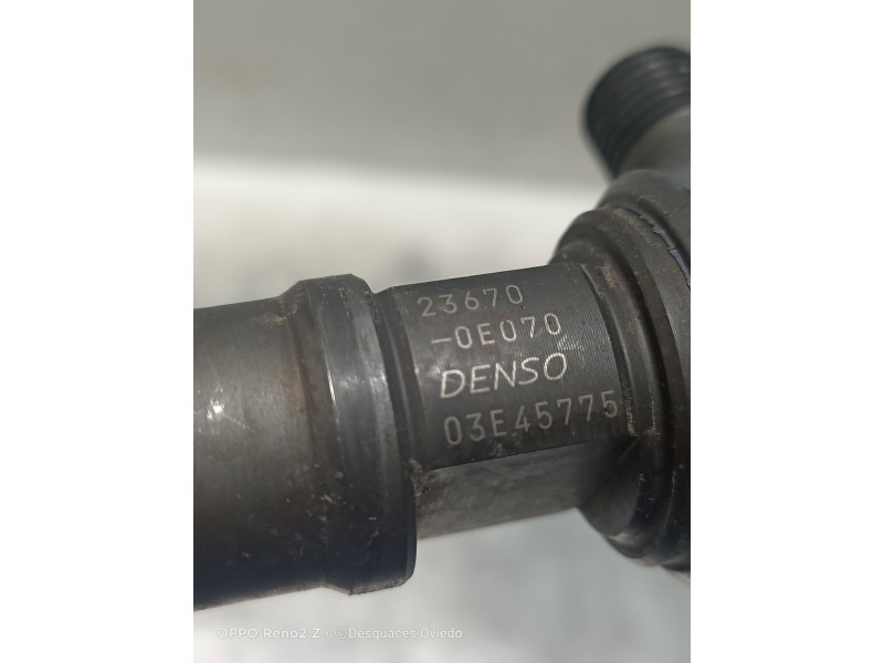 Recambio de inyector para toyota hilux gx doble cabina (4p) referencia OEM IAM 236700E070 03E45775  Recambio de inyector para toyota hilux gx doble cabina (4p) referencia OEM IAM 236700E070 03E45775