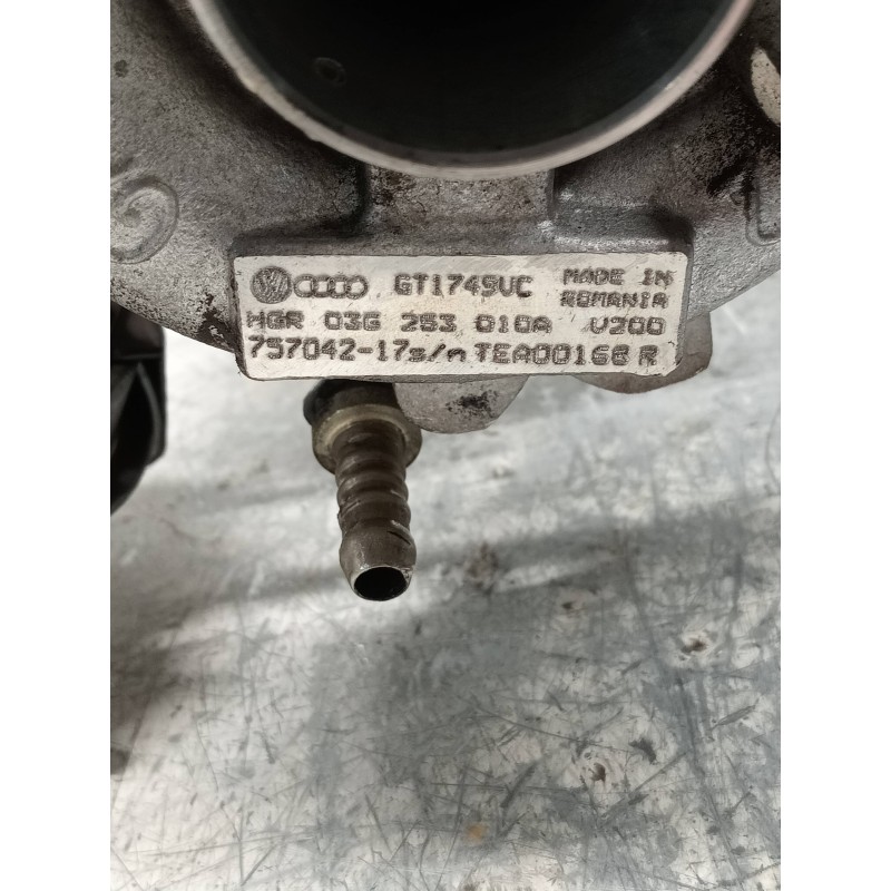 Recambio de turbocompresor para audi a3 (8p) 2.0 tdi ambiente (dpf) (125kw) referencia OEM IAM 75704217 03G253010A 
