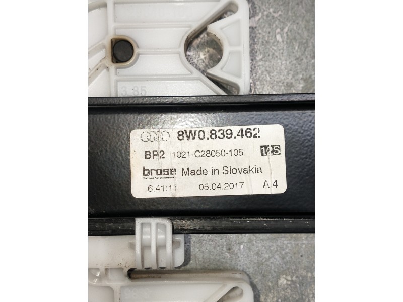 Recambio de elevalunas trasero derecho para audi a4 avant (8w5) advanced edition referencia OEM IAM 8W0839462  