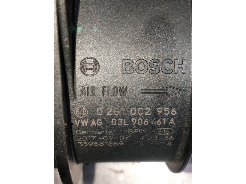 Recambio de caudalimetro para audi a4 avant (8w5) advanced edition referencia OEM IAM 0281002956 03L906461A 