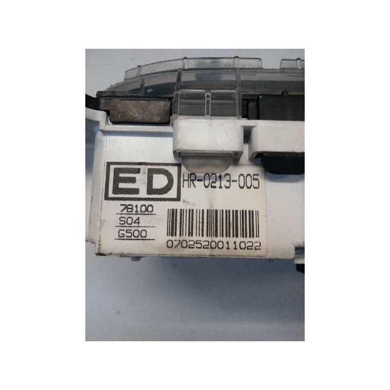 Recambio de cuadro instrumentos para honda civic berlina 3/4 (ej/ek) 1.4 referencia OEM IAM HR0213005 78100G500 S04