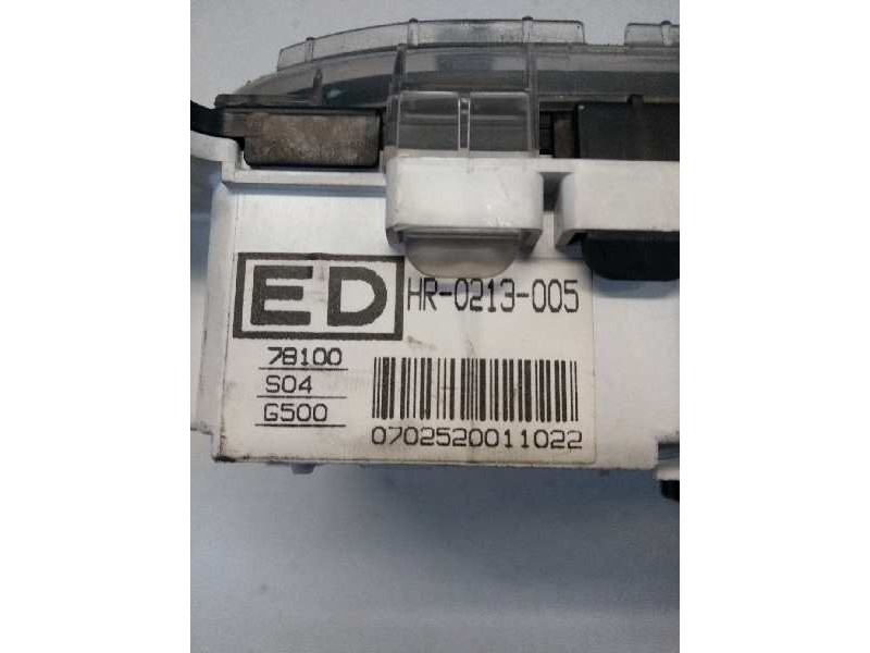 Recambio de cuadro instrumentos para honda civic berlina 3/4 (ej/ek) 1.4 referencia OEM IAM HR0213005 78100G500 S04