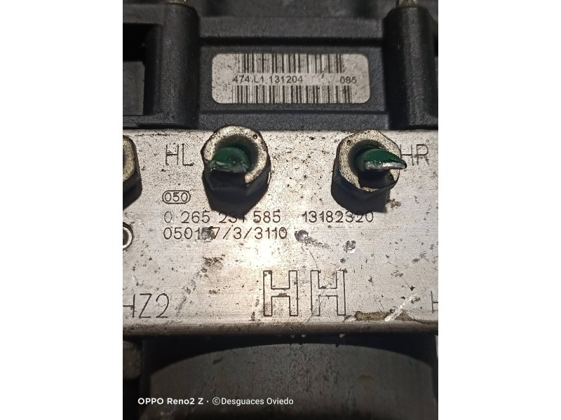 Recambio de abs para opel tigra twin top cosmo referencia OEM IAM 0265800444 0265231585 13182320
