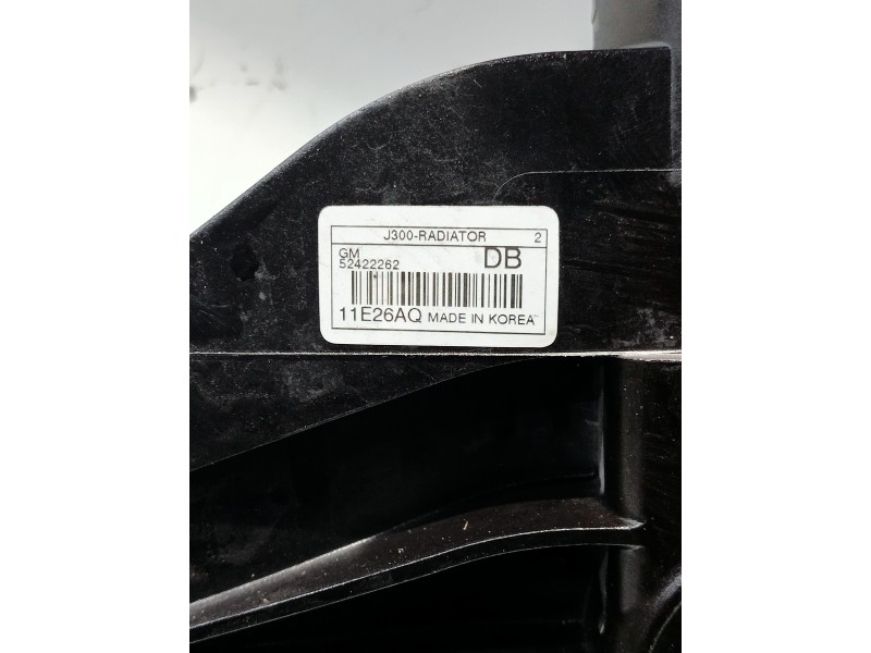 Recambio de radiador agua para chevrolet cruze l referencia OEM IAM 52422262  