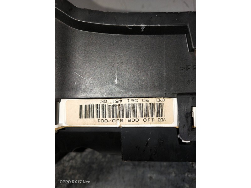 Recambio de cuadro instrumentos para opel astra g berlina comfort referencia OEM IAM 90561451QK 11000830001 