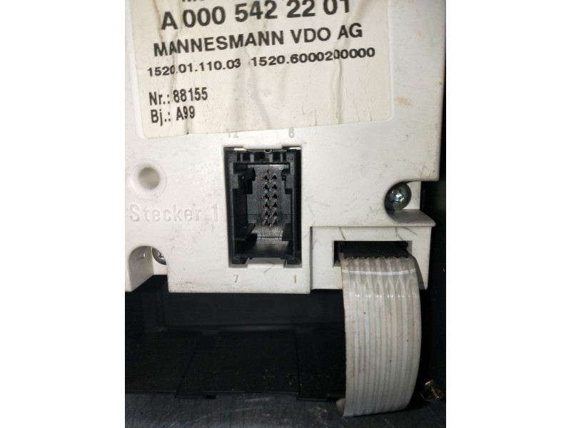 Recambio de cuadro instrumentos para mercedes sprinter (w901,w904) caja cerr. referencia OEM IAM A0005422201  
