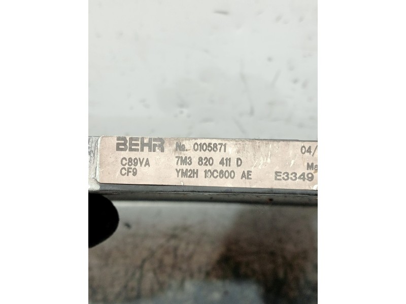 Recambio de condensador / radiador aire acondicionado para volkswagen sharan (7m6/7m9) conceptline referencia OEM IAM 7M3820411D