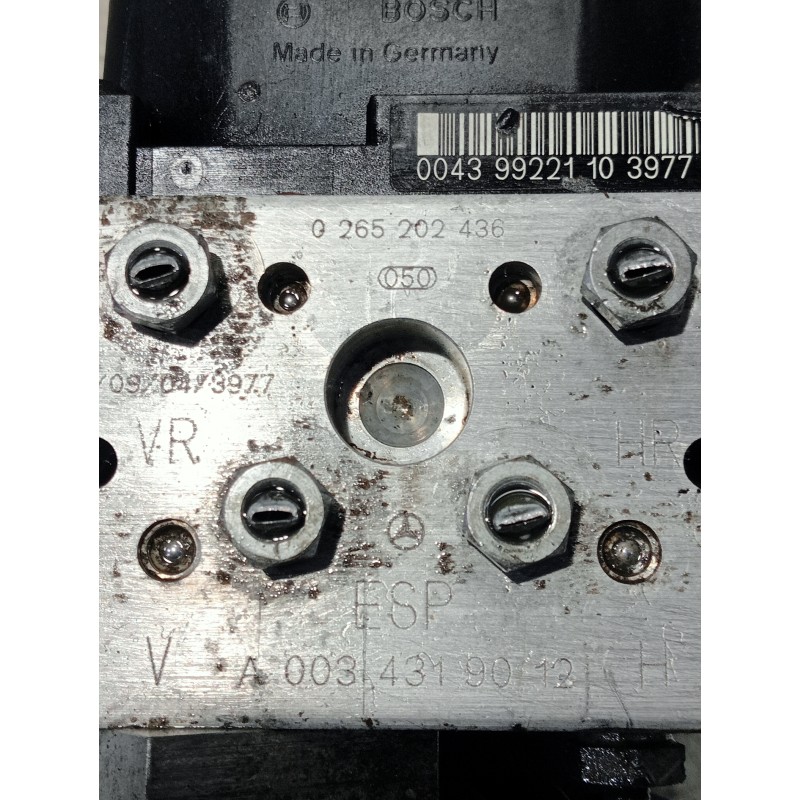 Recambio de abs para mercedes clase e (w210) berlina diesel 320 cdi (210.026) referencia OEM IAM A0034319012 0265202436 