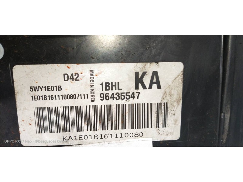 Recambio de centralita motor uce para chevrolet lacetti se referencia OEM IAM 5WY1E01B 96435547 