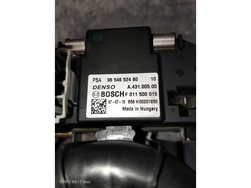Recambio de motor calefaccion para citroen c4 picasso sx referencia OEM IAM 9654652480  