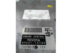 Recambio de centralita motor uce para toyota corolla (e11) 1.6 16v referencia OEM IAM 896611A780 1757009231 4AFE MT 2