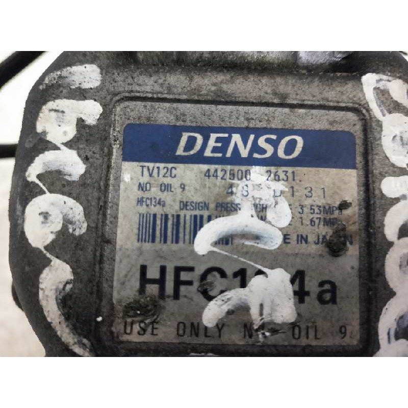 Recambio de compresor aire acondicionado para toyota corolla (e11) 1.6 16v referencia OEM IAM 4425002631 TV12C 