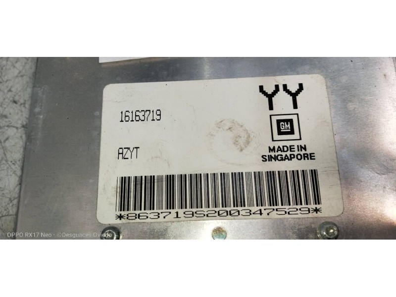 Recambio de centralita motor uce para opel astra f berlina gl referencia OEM IAM 16163719  