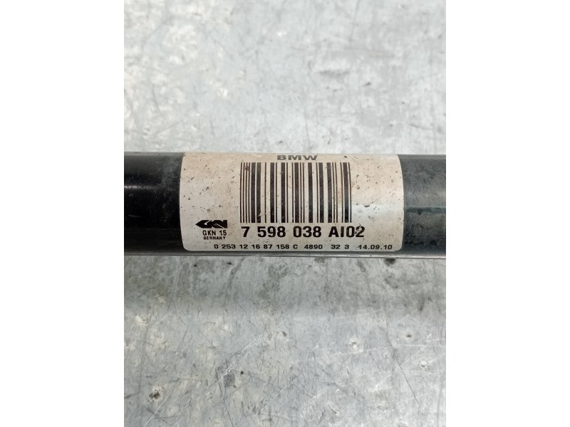 Recambio de transmision trasera derecha para bmw x3 (f25) xdrive 20d referencia OEM IAM 7598038AI02  