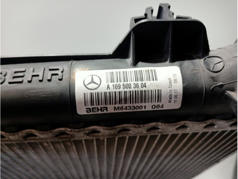 Recambio de radiador agua para mercedes clase b (w245) 200 cdi (245.208) referencia OEM IAM A1695002103 Q03L4568 A1695003604