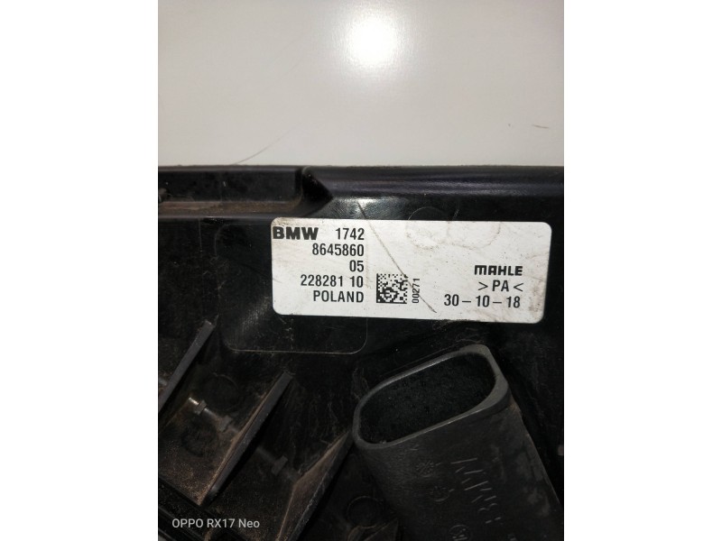 Recambio de electroventilador para mini countryman (f60) cooper referencia OEM IAM 22828110 864586005 