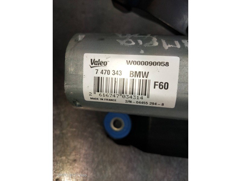 Recambio de motor limpia trasero para mini countryman (f60) cooper referencia OEM IAM 7470343 W000090058 