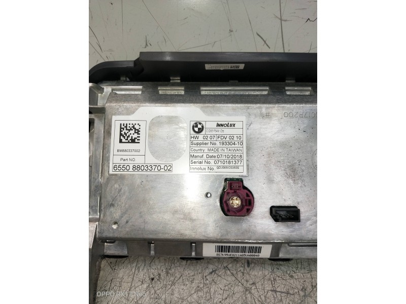 Recambio de pantalla multifuncion para mini countryman (f60) cooper referencia OEM IAM 6550880337002 BM880337002 