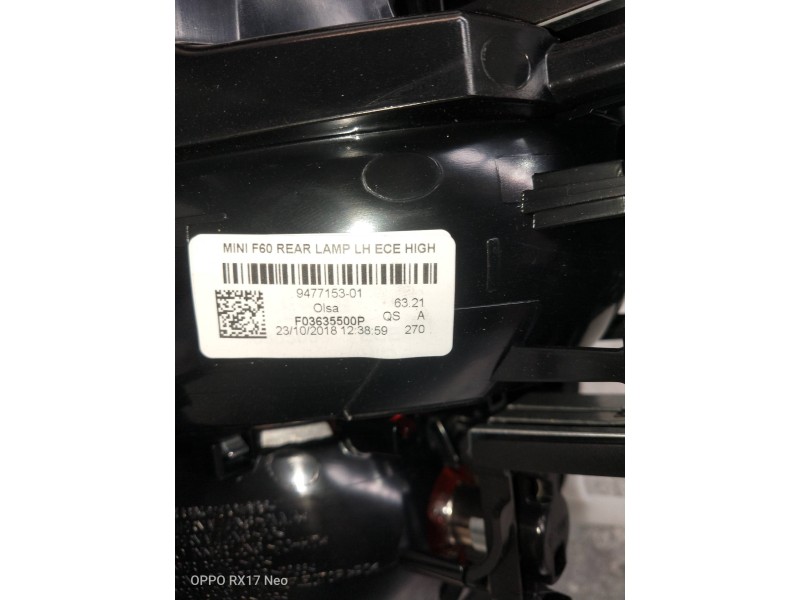 Recambio de piloto trasero izquierdo para mini countryman (f60) cooper referencia OEM IAM 947715301 F03635500P 