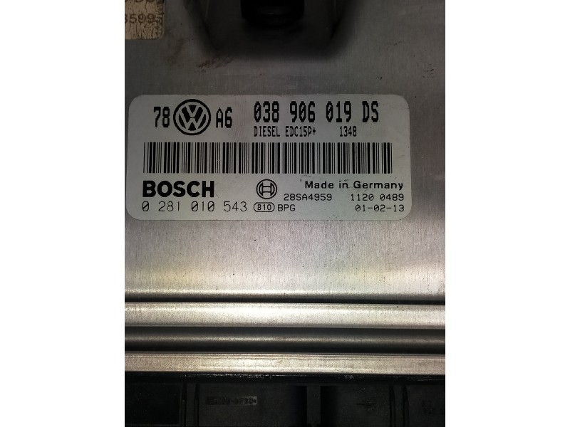 Recambio de centralita motor uce para volkswagen passat berlina (3b3) highline referencia OEM IAM 0281010543 038906019DS 