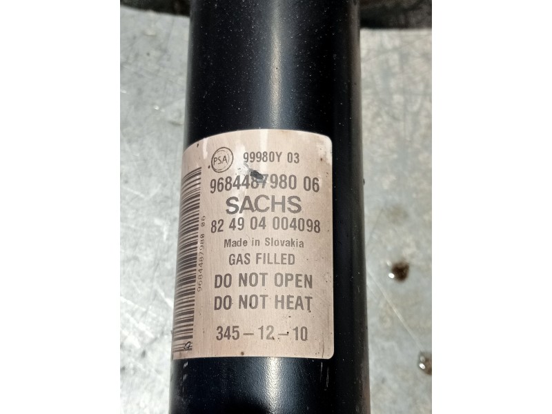 Recambio de amortiguador delantero izquierdo para citroen berlingo cuadro referencia OEM IAM 968448798006 824904004098 