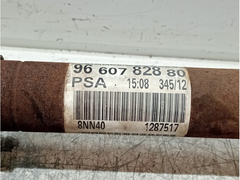 Recambio de transmision delantera derecha para citroen berlingo cuadro referencia OEM IAM 9660782880 8NN40 