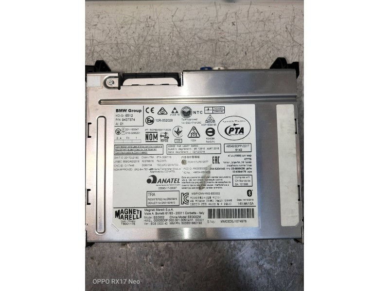 Recambio de sistema audio / radio cd para mini countryman (f60) cooper referencia OEM IAM   