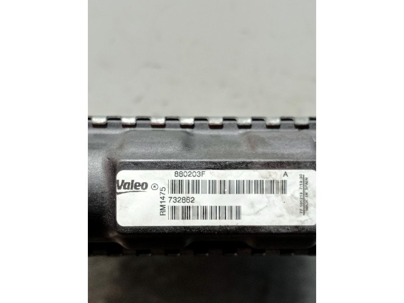 Recambio de radiador agua para volkswagen polo (9n3) advance referencia OEM IAM 880203F 732862 