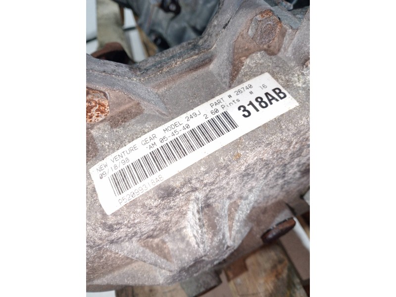 Recambio de caja cambios para jeep gr.cherokee (zj)/(z) 2.5 td canyon referencia OEM IAM 249J272 52099318AB 918983J 5V