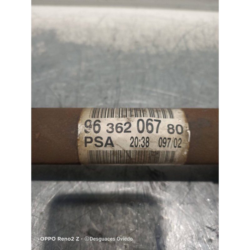 Recambio de transmision delantera izquierda para peugeot 406 break (s1/s2) sr pack referencia OEM IAM 9636206780  