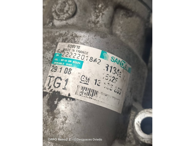 Recambio de compresor aire acondicionado para suzuki swift berlina (mz) gl (5-ptas.) referencia OEM IAM 13106850  