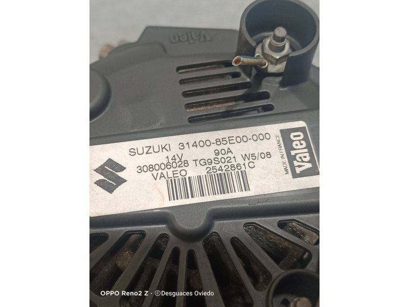 Recambio de alternador para suzuki swift berlina (mz) gl (5-ptas.) referencia OEM IAM 3140085E00000 TG9S021 