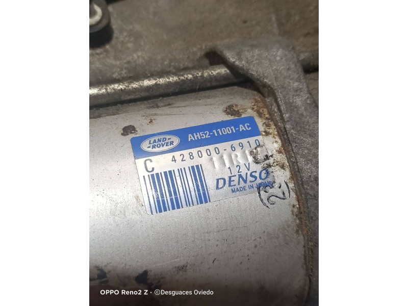 Recambio de motor arranque para land rover discovery sport s referencia OEM IAM AH5211001AC 4280006910 
