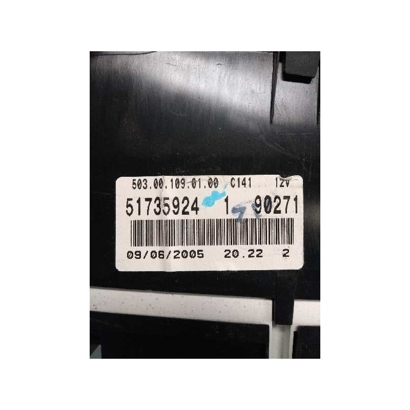 Recambio de cuadro instrumentos para fiat croma (194) 1.9 jtd 16v cat referencia OEM IAM 51735924 1 90271 503001090100