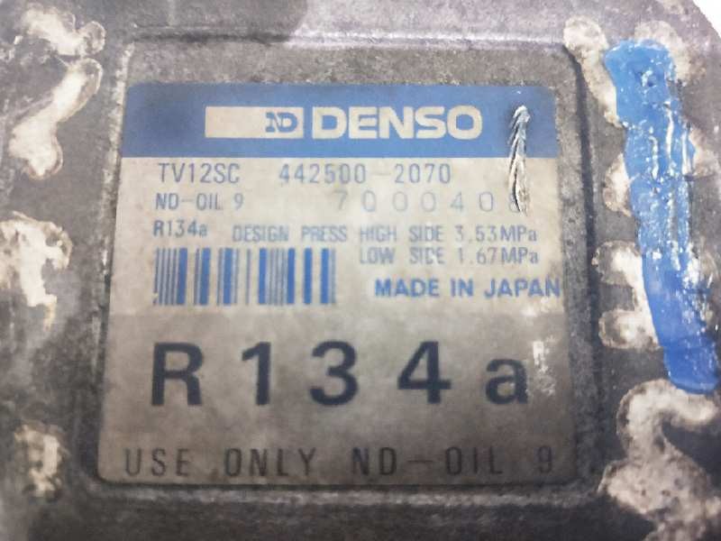 Recambio de compresor aire acondicionado para fiat brava (182) 1.4 12v cat referencia OEM IAM 4425002070 R134A 