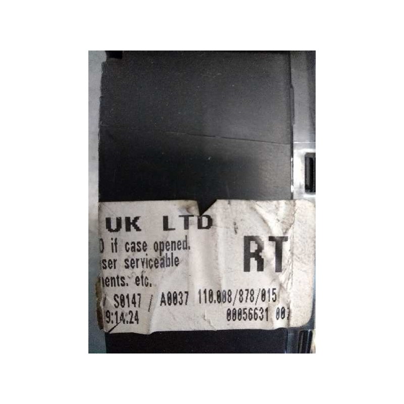 Recambio de cuadro instrumentos para mg rover serie 75 (j/rj) 2.5 v6 24v cat referencia OEM IAM 110008878015 RT YAC110417 