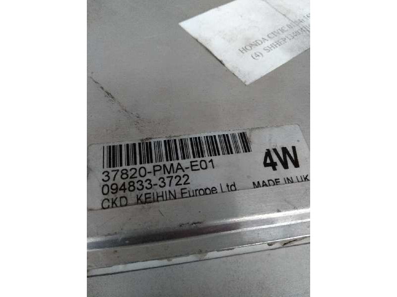 Recambio de centralita motor uce para honda civic berlina 3 (ep1/2) 1.4i s referencia OEM IAM 37820PMAE01 4W 