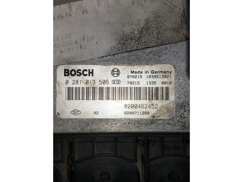 Recambio de centralita motor uce para renault scenic ii authentique referencia OEM IAM 0281013506 8200462452 