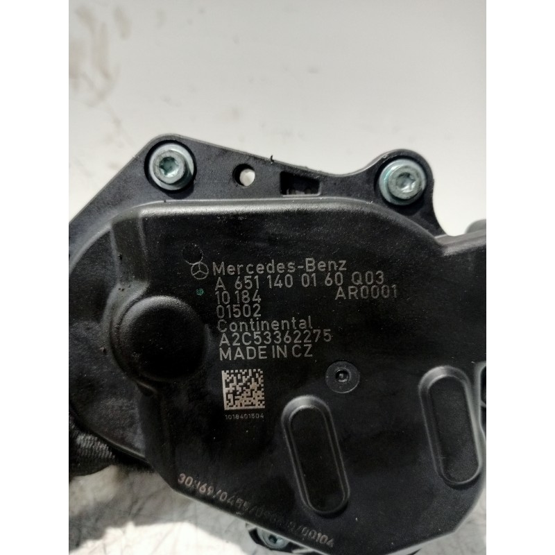 Recambio de valvula egr para mercedes clase c (w204) berlina c 200 cdi blueefficiency (204.001) referencia OEM IAM A6511400160Q0